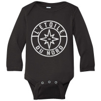 Hot Trend Minnesota L'etoile Du Nord The Star Of The North Long Sleeve Baby Bodysuit | Artistshot