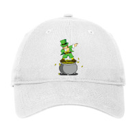 Gold Pot Dabbing Leprechaun  St Patricks Day Boys Men Adjustable Cap | Artistshot