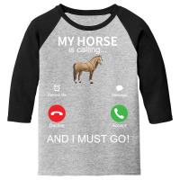 Limited Edition Horse-4chvf Youth 3/4 Sleeve | Artistshot