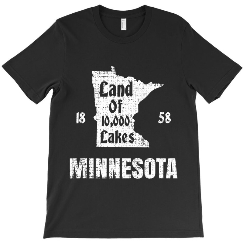 Limited Edition Minnesota Land Of 10000 Lakes State Souvenir T-shirt | Artistshot