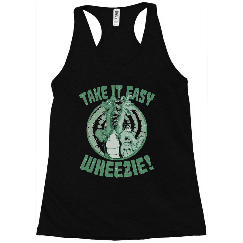 Endowed Beauty Adventures Interesting Take It Easy Wheezie Dragon Tale Racerback Tank | Artistshot