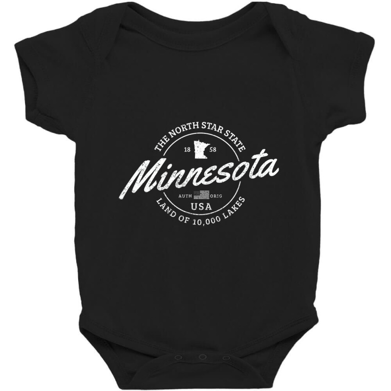 Hot Trend Minnesota North Star State Souvenir 10000 Lakes Baby Bodysuit | Artistshot