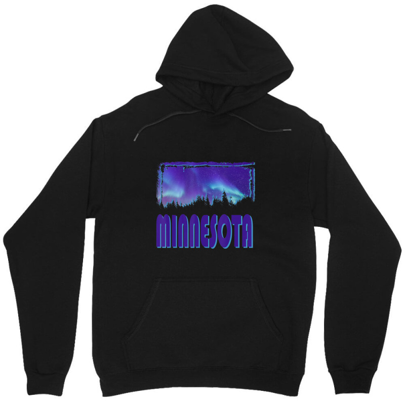 Trending Minnesota Northern Lights Aurora Borealis Night Stars Unisex Hoodie | Artistshot