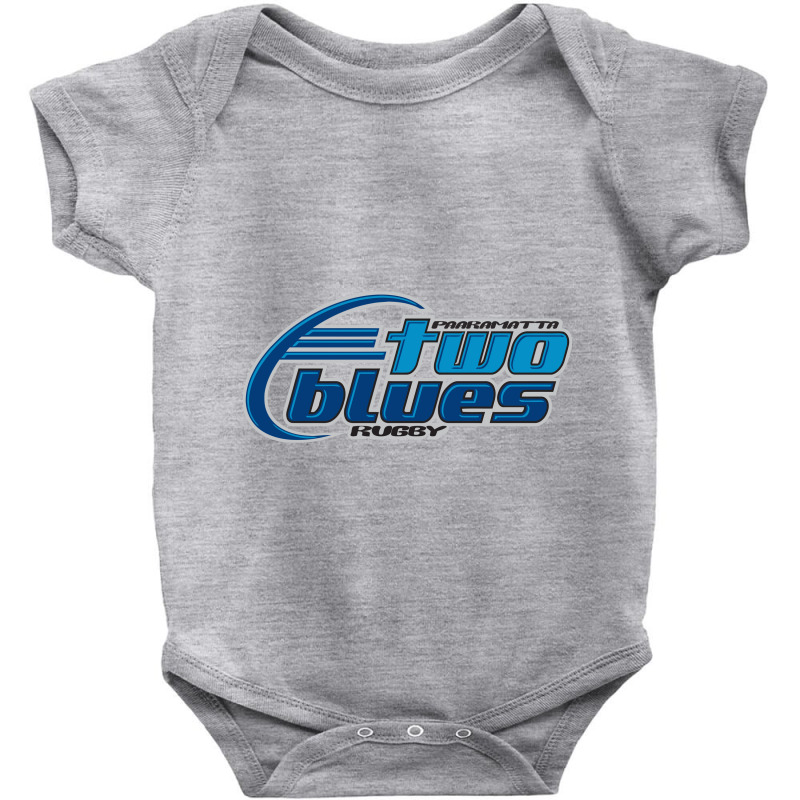 Parramatta Two Blues Baby Bodysuit by januar | Artistshot