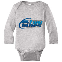 Parramatta Two Blues Long Sleeve Baby Bodysuit | Artistshot