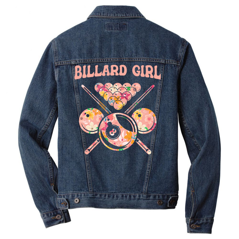 Billiard T  Shirt Billiard Pool Player Billard 8  Ball T  Shirt Men Denim Jacket | Artistshot