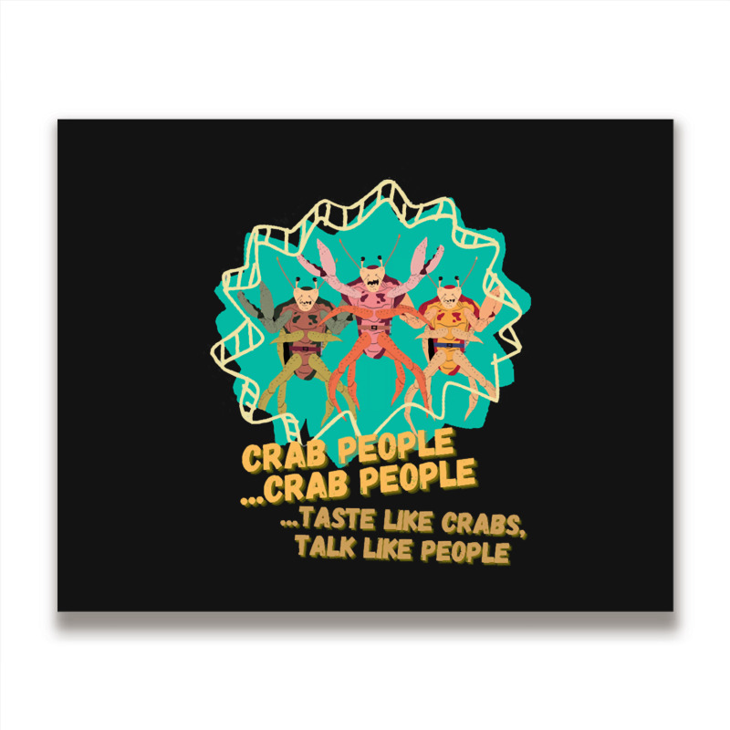 Crab People  11 Metal Print Horizontal | Artistshot