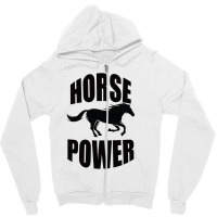 Horse Power Zipper Hoodie | Artistshot