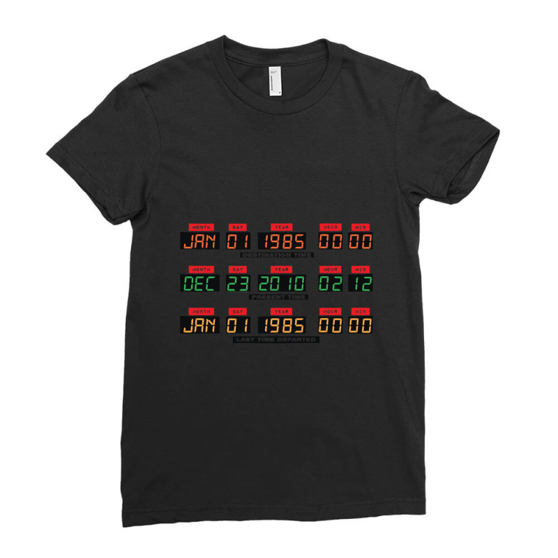 Back To The Future Delorean Time Travel Console Ladies Fitted T-Shirt by LakeshaHughlett | Artistshot