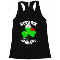 Funny Shamrock Im A Registered Nurse St Patricks Day Lucky Racerback Tank | Artistshot