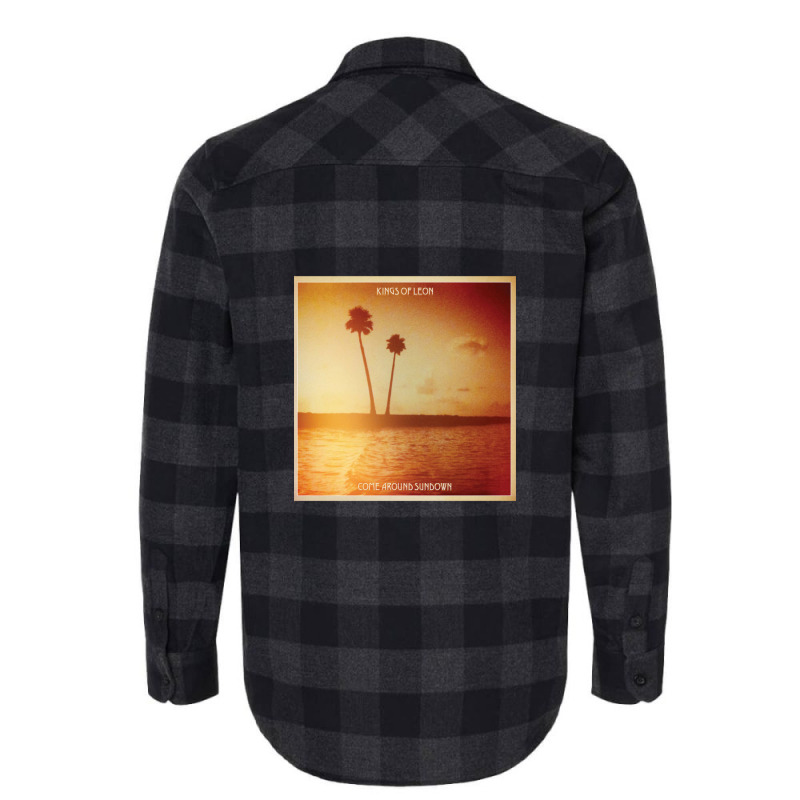 Kings Of Leon Aha Shake Heartbreak Come Around Sundown Flannel Shirt | Artistshot