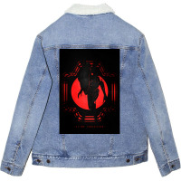 Alien Isolation Poster Girl Summer Unisex Sherpa-lined Denim Jacket | Artistshot