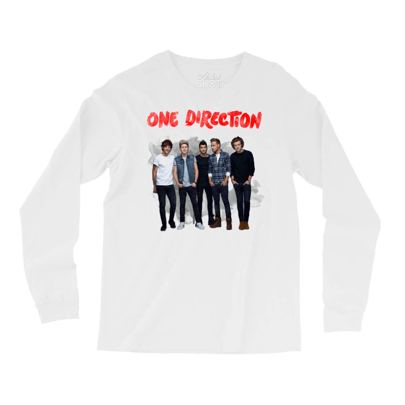 One Direction Watercolor [tw] Long Sleeve Shirts | Artistshot