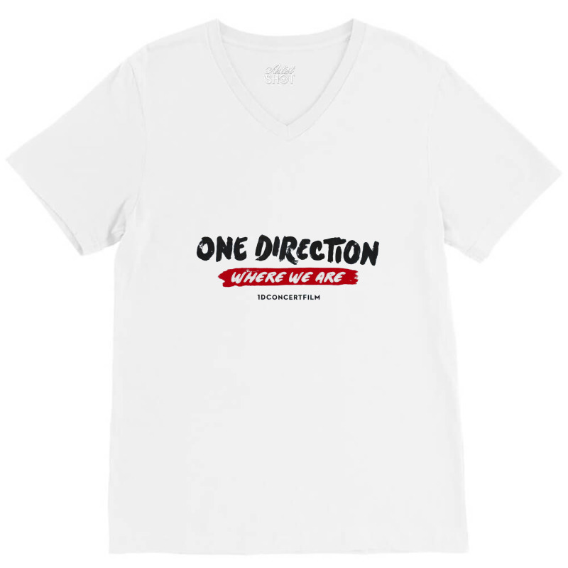 One Direction Where We Are [tw] V-neck Tee | Artistshot