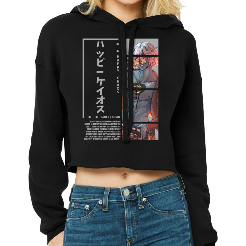 Chaos Happy Strive Guilty Cropped Hoodie by BarbaraJones | Artistshot