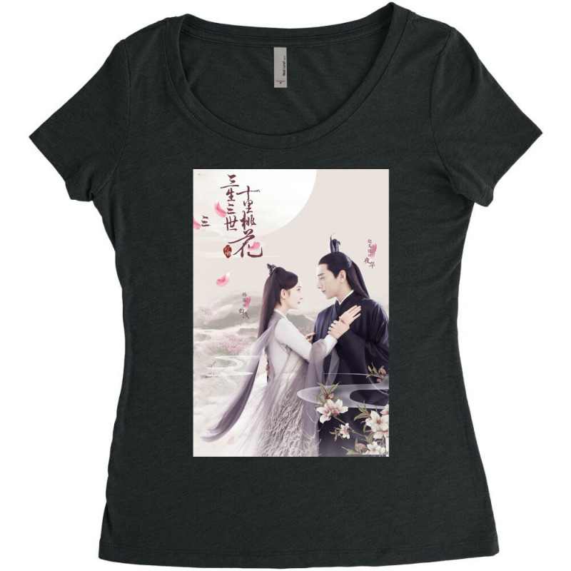 Eternal Love  1 Women's Triblend Scoop T-shirt by LynnetteMichele | Artistshot