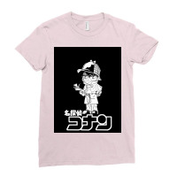 Detective Conan Poster Cool Ladies Fitted T-shirt | Artistshot