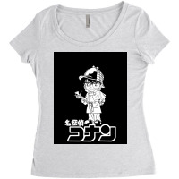 Detective Conan Poster Cool Women's Triblend Scoop T-shirt | Artistshot