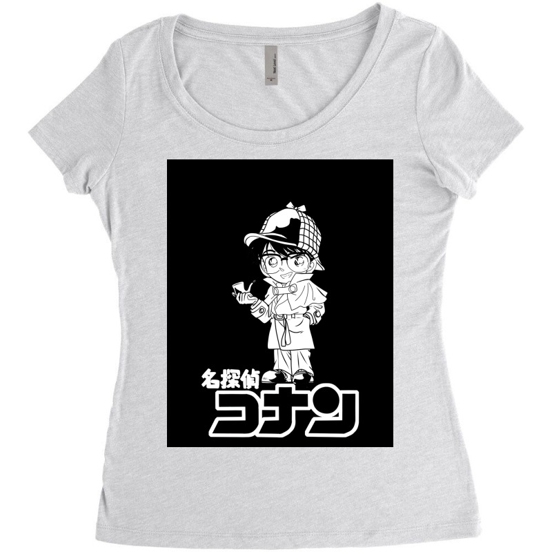 Detective Conan Poster Cool Women's Triblend Scoop T-shirt by astorgnesaa | Artistshot