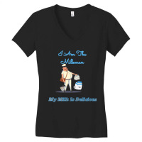 I Am The Milkman My Milk Is Delicious Women's V-neck T-shirt | Artistshot