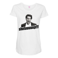 Arnold Man Schwarzenegger Shut Up Quote   Quote Maternity Scoop Neck T-shirt | Artistshot