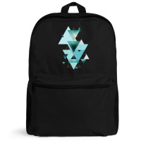 Geometric Triangle Compilation In Teal Backpack | Artistshot