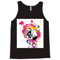 Doggy Davinci 101 Dalmatians Poster Green Tank Top | Artistshot