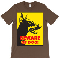 Beware Of Dog Warning Signs Jack Russell Terrier Poster 80s T-shirt | Artistshot