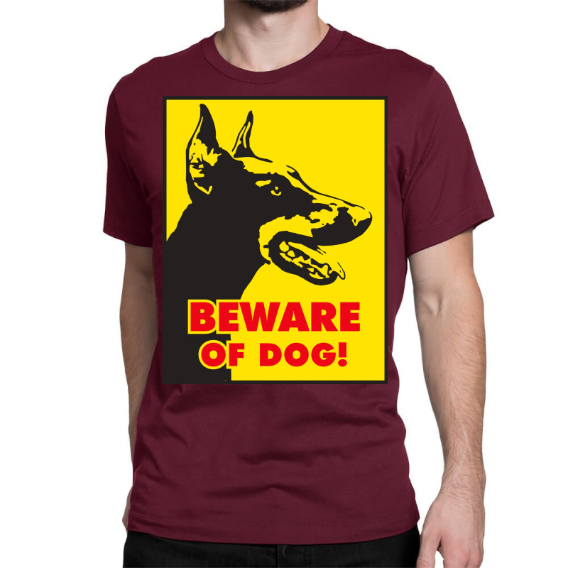 Beware Of Dog Warning Signs Jack Russell Terrier Poster 80s Classic T-shirt by bebbahctinb | Artistshot