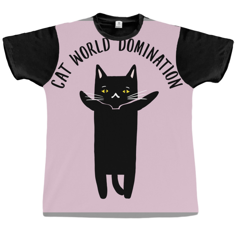 Cat World Domination Poster Hipster Graphic T-shirt by irokwegneemt | Artistshot