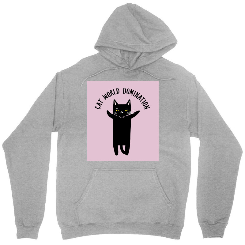 Cat World Domination Poster Hipster Unisex Hoodie by irokwegneemt | Artistshot