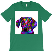 Colorful Daschund Pop Art Poster Nature T-shirt | Artistshot