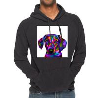 Colorful Daschund Pop Art Poster Nature Vintage Hoodie | Artistshot