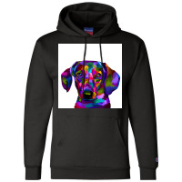 Colorful Daschund Pop Art Poster Nature Champion Hoodie | Artistshot