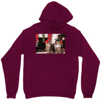 Christmas Kitties Poster Stars Unisex Hoodie | Artistshot