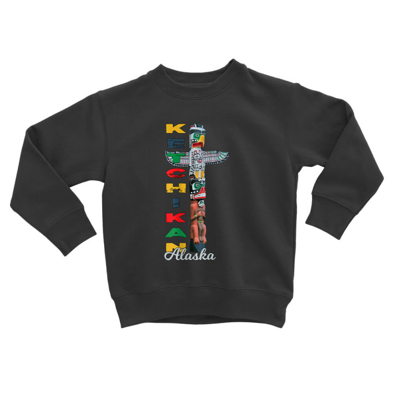 Ketchikan Alaska Totem Pole Native Art Souvenir Keepsake Toddler Sweatshirt by JosephWDaniels | Artistshot