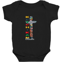 Ketchikan Alaska Totem Pole Native Art Souvenir Keepsake Baby Bodysuit | Artistshot