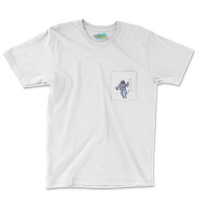 Astronaut Jellyfish Pocket T-shirt | Artistshot