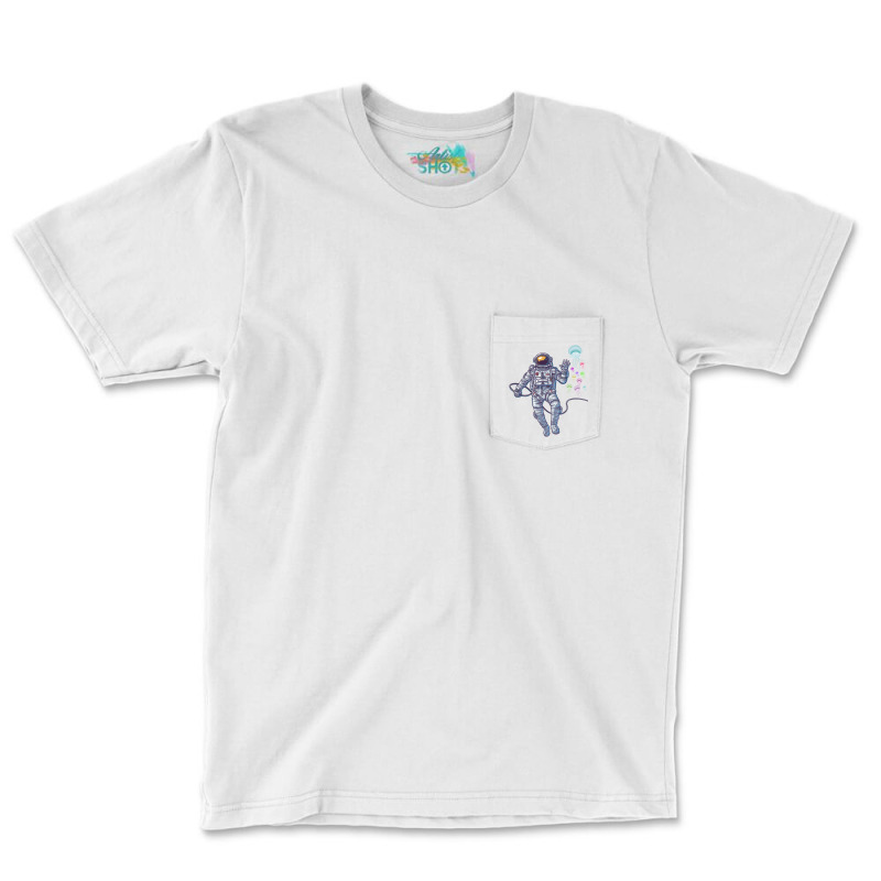 Astronaut Jellyfish Pocket T-shirt | Artistshot