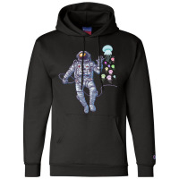 Astronaut Jellyfish Champion Hoodie | Artistshot