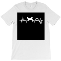 Canaan Dog Dog Heartbeat Ekg I Love My Canaan Dog Dog Lovers Nurse Dog T-shirt | Artistshot