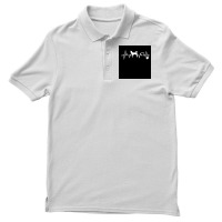 Canaan Dog Dog Heartbeat Ekg I Love My Canaan Dog Dog Lovers Nurse Dog Men's Polo Shirt | Artistshot