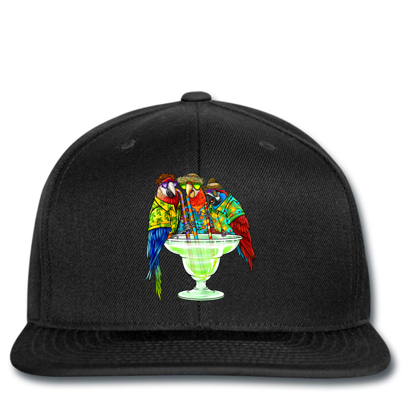 Parrots Drinking Margarita Hawaiian  Vacation Birds Printed hat by thuhuong | Artistshot