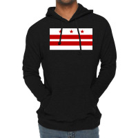 Flag Of Washington Dc   Girl Lightweight Hoodie | Artistshot