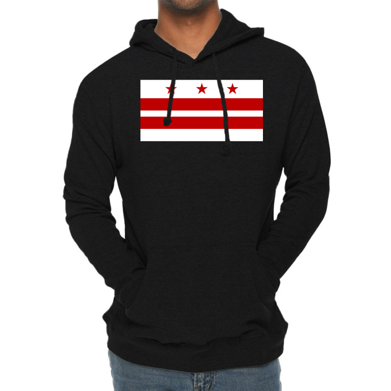 Flag Of Washington Dc   Girl Lightweight Hoodie | Artistshot