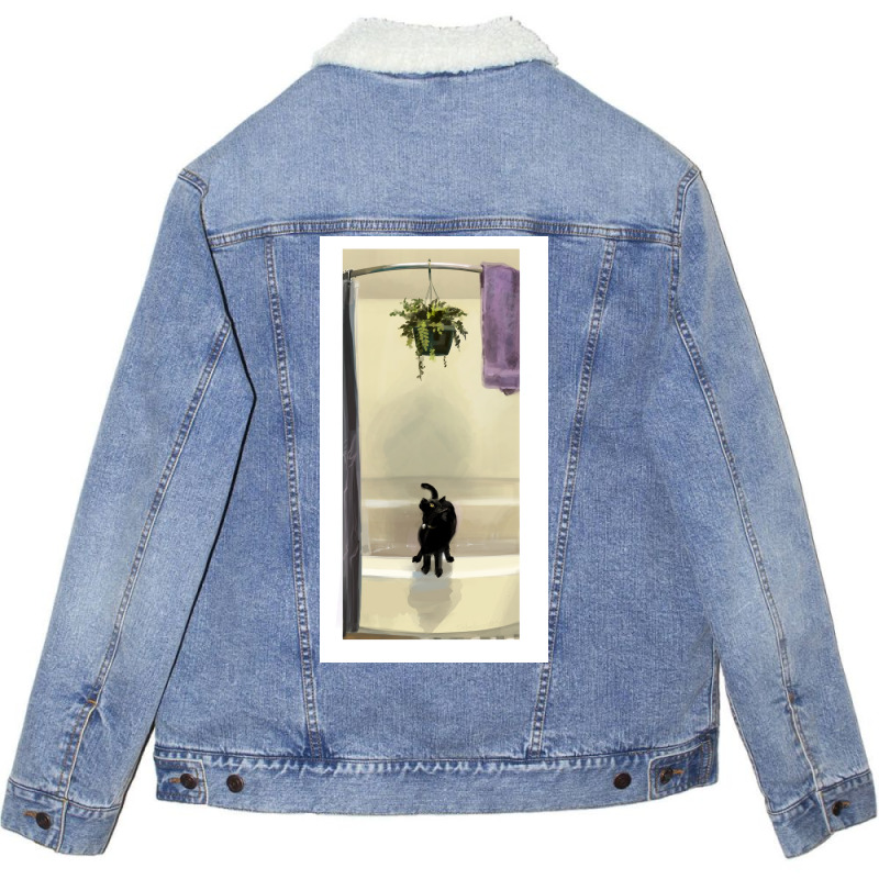 Contemplating Little Crimes Poster Girl Unisex Sherpa-lined Denim Jacket | Artistshot