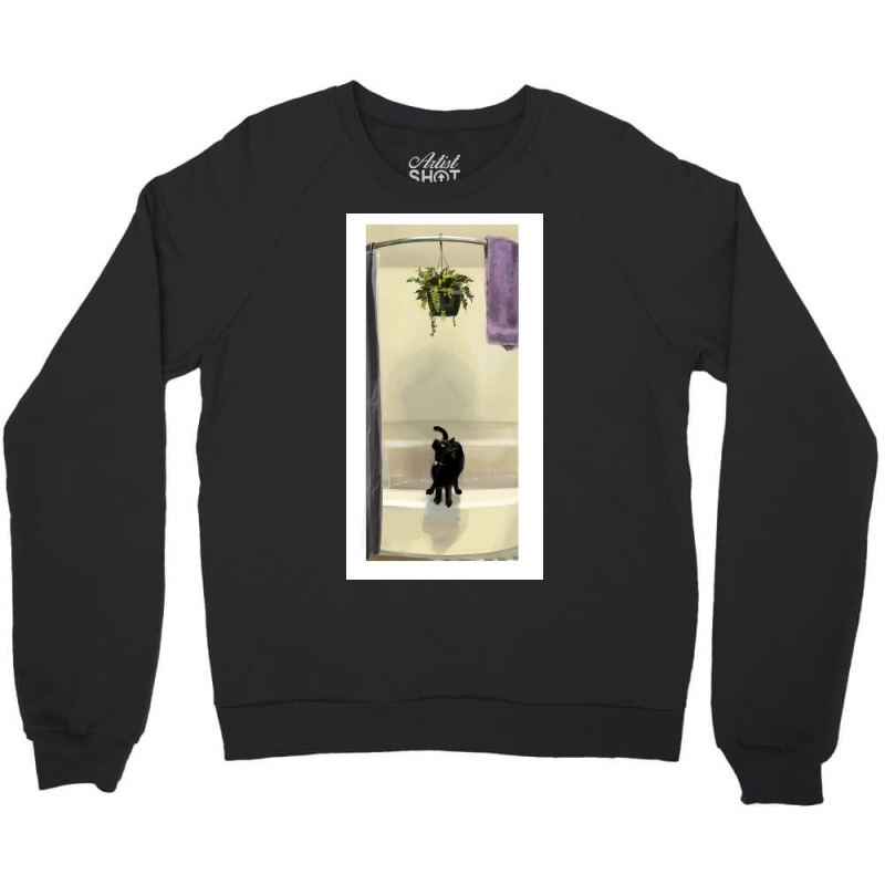 Contemplating Little Crimes Poster Girl Crewneck Sweatshirt | Artistshot