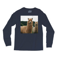 Cute Alpaca Poster 70s Long Sleeve Shirts | Artistshot