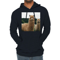 Cute Alpaca Poster 70s Lightweight Hoodie | Artistshot