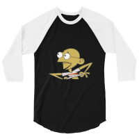 Gandhi Wtf Clone High 3/4 Sleeve Shirt | Artistshot